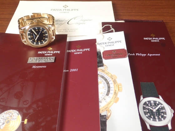 Patek Philippe Aquanaut Ref.5065/1J Black Dial Used aqua-note-2