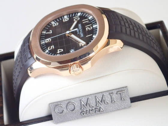 Patek Philippe Aquanaut Ref.5167R Chocolate Brown Dial Used aqua-note-3