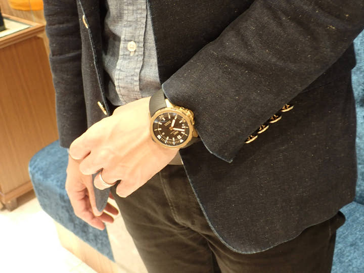 IWC アクアタイマー Ref.IW341001 ブラック文字盤 中古 aqua-timer-2
