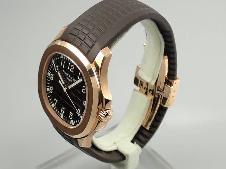 パテックフィリップ アクアノート Ref.5167R-001 ローズゴールド ブラウン文字盤