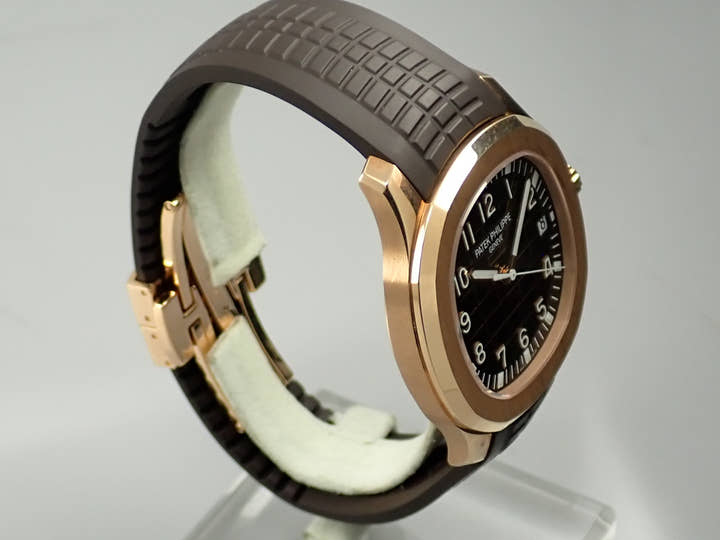 パテックフィリップ アクアノート Ref.5167R-001 ローズゴールド ブラウン文字盤