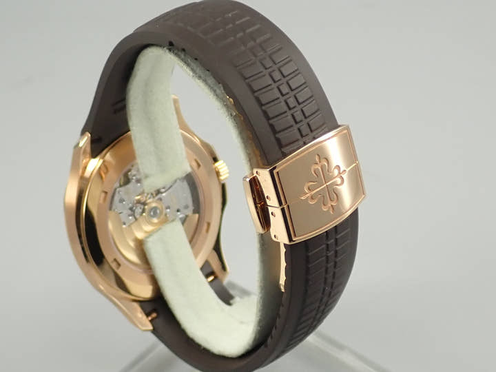 パテックフィリップ アクアノート Ref.5167R-001 ローズゴールド ブラウン文字盤