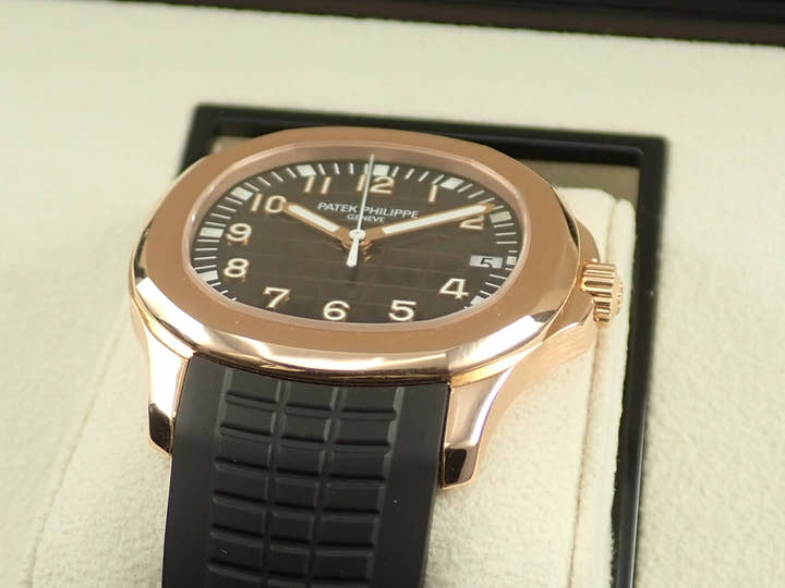 パテックフィリップ アクアノート Ref.5167R-001 ローズゴールド ブラウン文字盤
