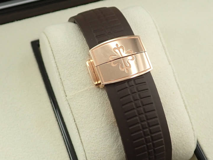 パテックフィリップ アクアノート Ref.5167R-001 ローズゴールド ブラウン文字盤