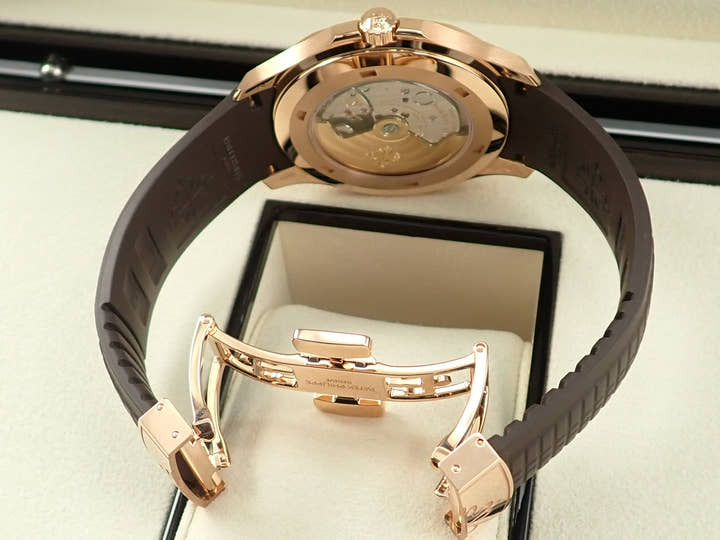 パテックフィリップ アクアノート Ref.5167R-001 ローズゴールド ブラウン文字盤