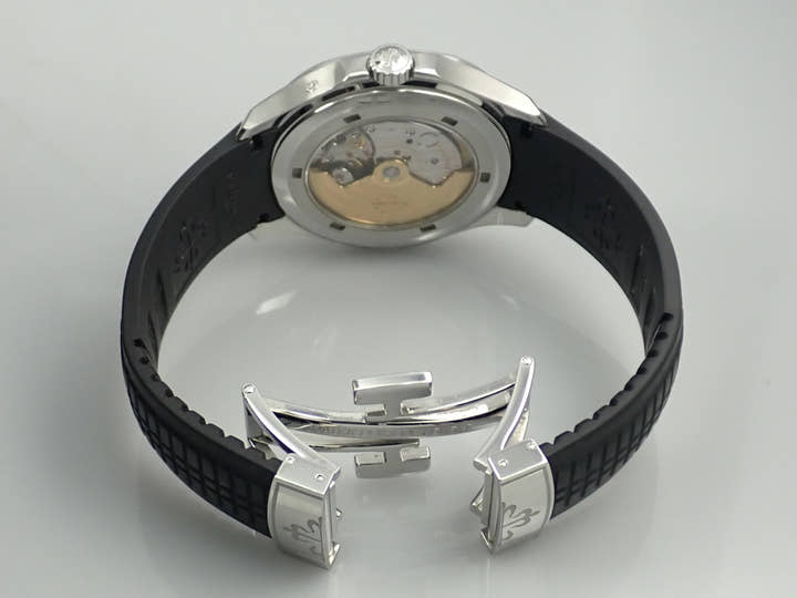 パテックフィリップ アクアノート トラベルタイム Ref.5164A-001 ステンレススチール ブラック文字盤