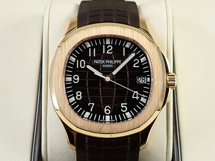 パテックフィリップ アクアノート Ref.5167R-001 ローズゴールド ブラウン文字盤