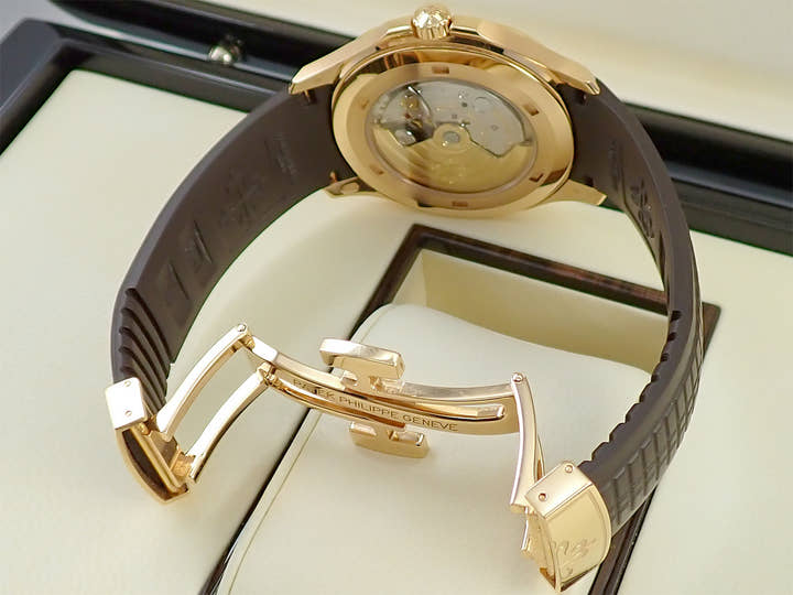 パテックフィリップ アクアノート Ref.5167R-001 ローズゴールド ブラウン文字盤