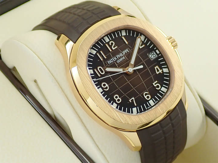 パテックフィリップ アクアノート Ref.5167R-001 ローズゴールド ブラウン文字盤