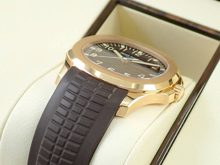 パテックフィリップ アクアノート Ref.5167R-001 ローズゴールド ブラウン文字盤