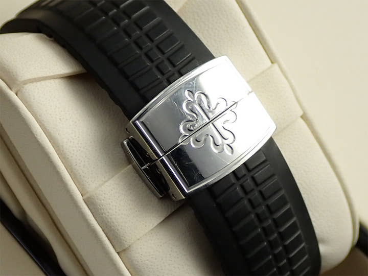 パテックフィリップ アクアノート トラベルタイム Ref.5164A-001 ステンレススチール ブラック文字盤