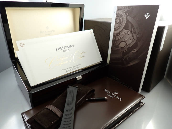 パテックフィリップ アクアノート クロノグラフ Ref.5968A-001 ステンレススチール ブラック文字盤