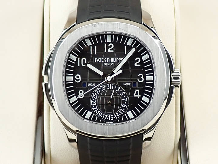 Patek Philippe Aquanaut Travel Time Ref. 5164A-001 Stainless Steel Black Dial