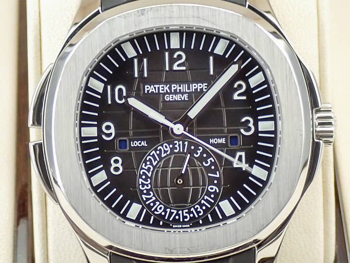 Patek Philippe Aquanaut Travel Time Ref. 5164A-001 Stainless Steel Black Dial