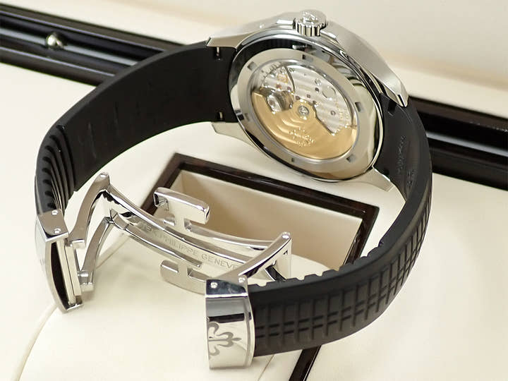 Patek Philippe Aquanaut Travel Time Ref. 5164A-001 Stainless Steel Black Dial