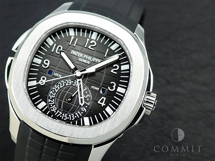 Patek Philippe Aquanaut Travel Time Ref. 5164A-001 Stainless Steel Black Dial