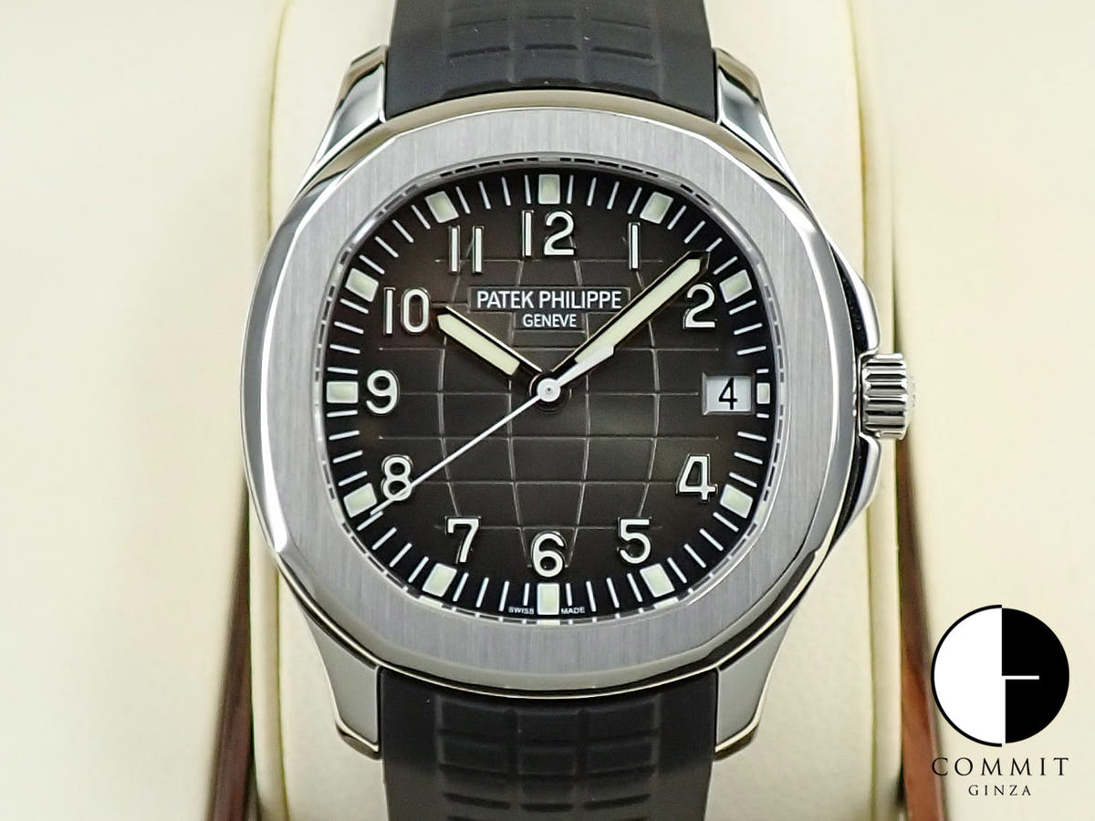 パテックフィリップ アクアノート Ref.5167A-001 ステンレススチール ブラック文字盤