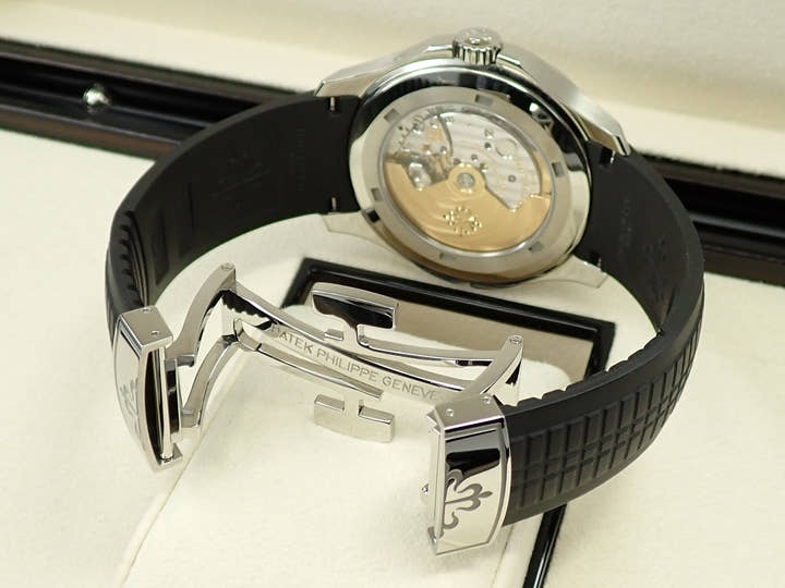 パテックフィリップ アクアノート トラベルタイム Ref.5164A-001 ステンレススチール ブラック文字盤