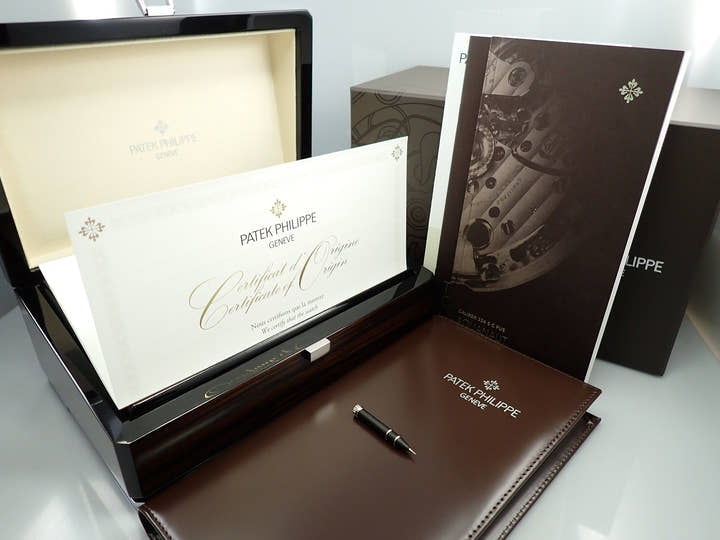 パテックフィリップ アクアノート トラベルタイム Ref.5164A-001 ステンレススチール ブラック文字盤