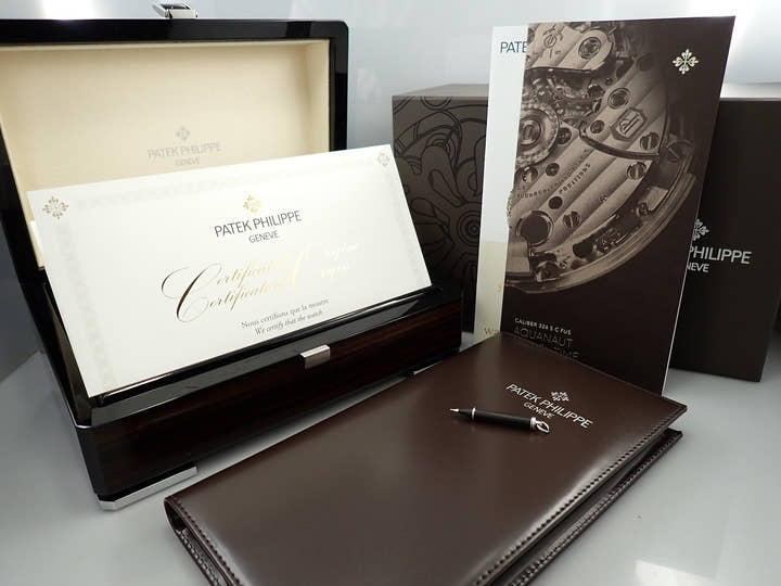 パテックフィリップ アクアノート トラベルタイム Ref.5164A-001 ステンレススチール ブラック文字盤