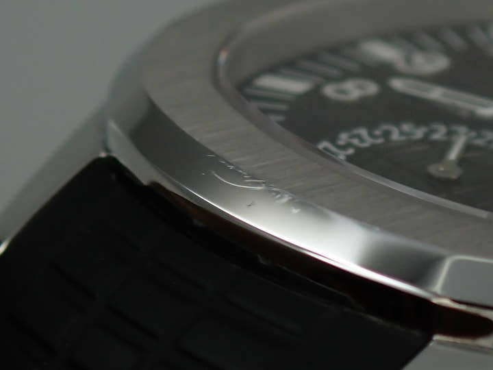 パテックフィリップ アクアノート トラベルタイム Ref.5164A-001 ステンレススチール ブラック文字盤