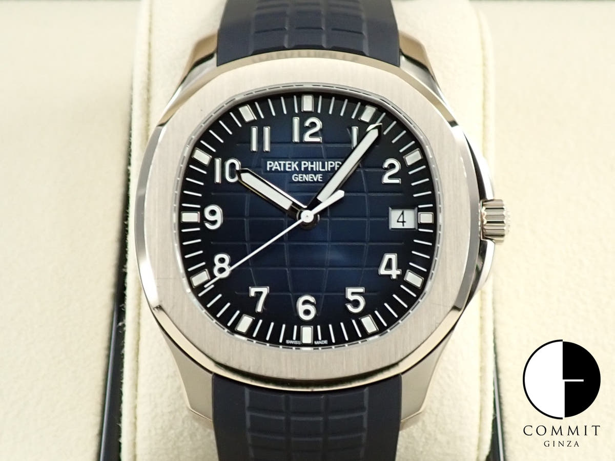 パテックフィリップ アクアノート Ref.5168G-001 ホワイトゴールド ミッドナイトブルー文字盤