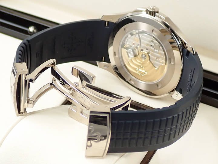 パテックフィリップ アクアノート Ref.5168G-001 ホワイトゴールド ミッドナイトブルー文字盤