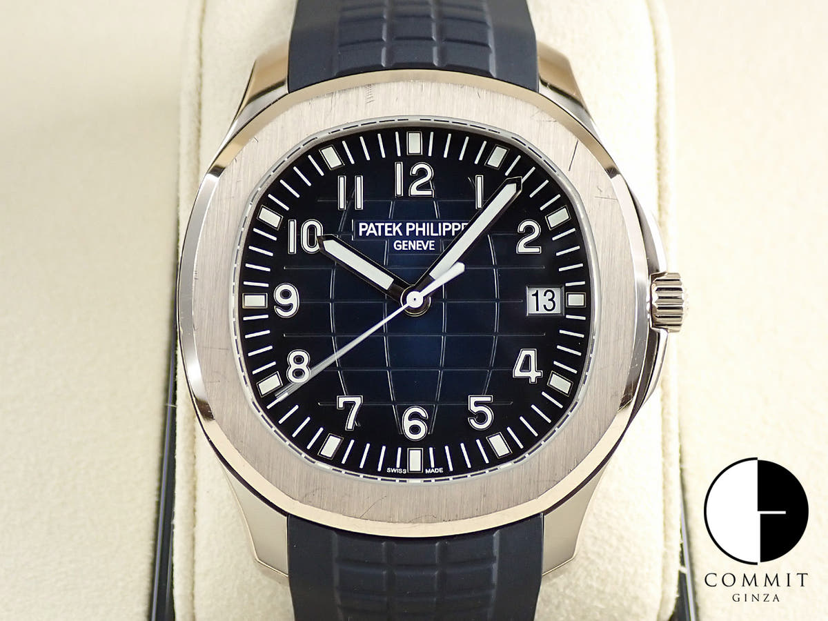 パテックフィリップ アクアノート Ref.5168G-001 ホワイトゴールド ミッドナイトブルー文字盤