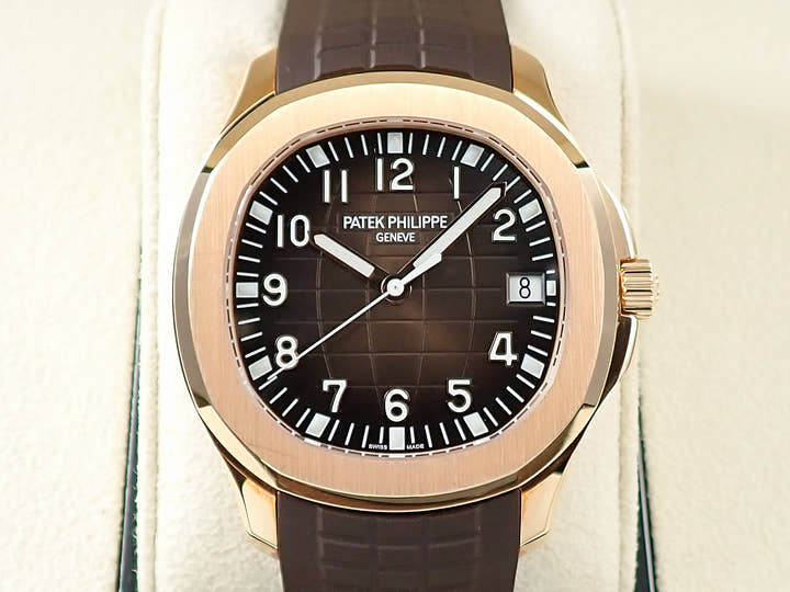 パテックフィリップ アクアノート Ref.5167R-001 ローズゴールド ブラウン文字盤