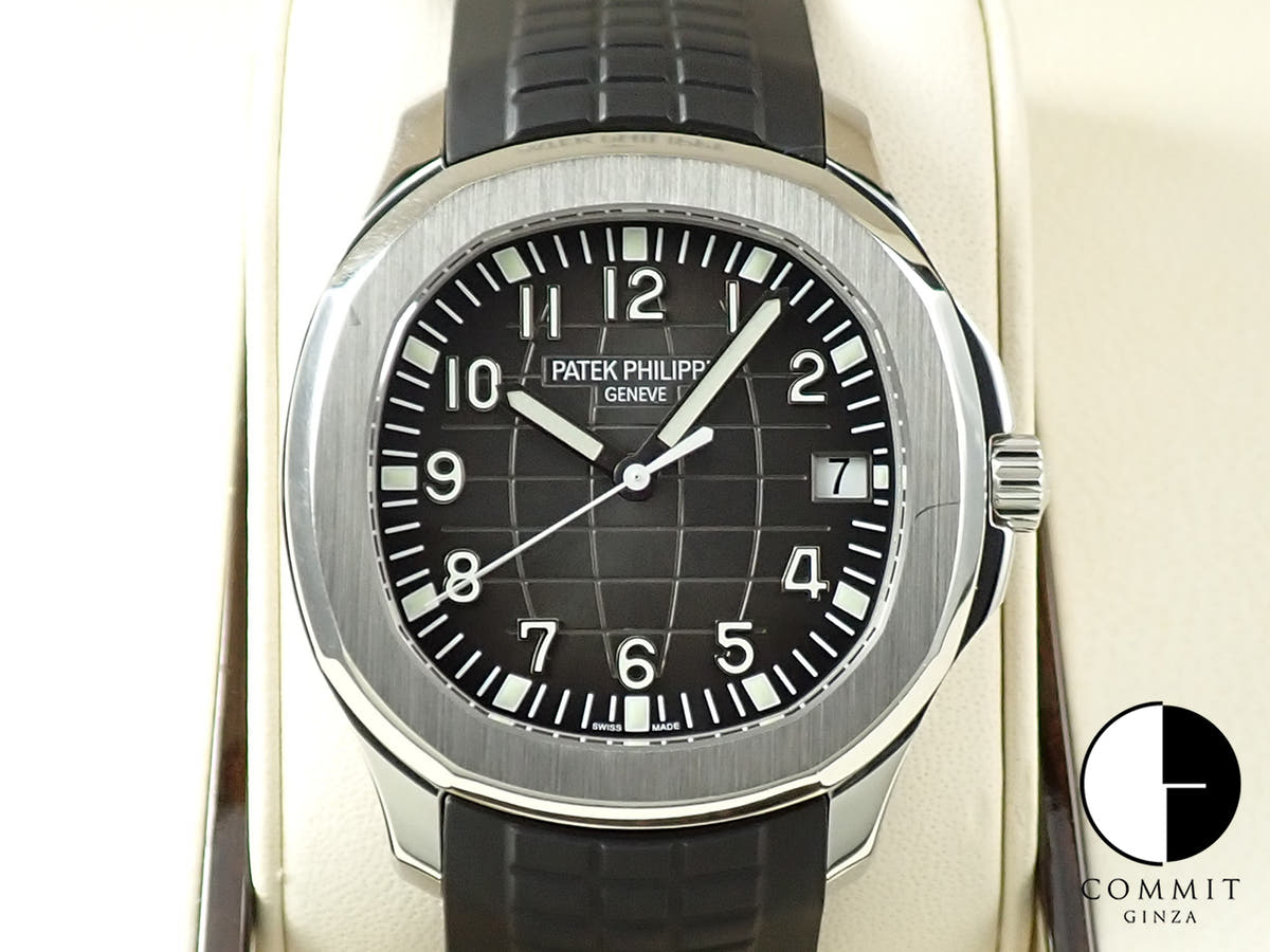 パテックフィリップ アクアノート Ref.5167A-001 ステンレススチール ブラック文字盤