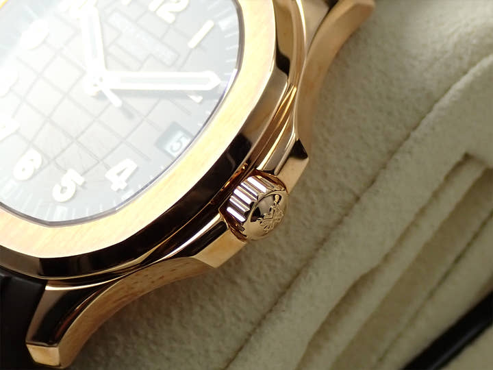 パテックフィリップ アクアノート Ref.5167R-001 ローズゴールド ブラウン文字盤