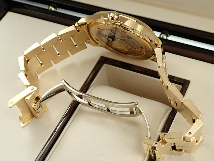 パテックフィリップ アクアノート Ref.5065J-001 イエローゴールド ブラック文字盤