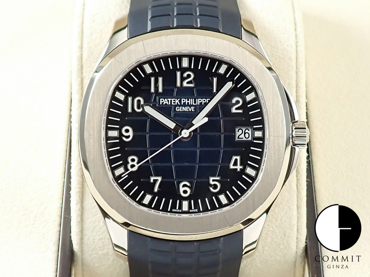 パテックフィリップ アクアノート Ref.5168G-001 ホワイトゴールド ミッドナイトブルー文字盤
