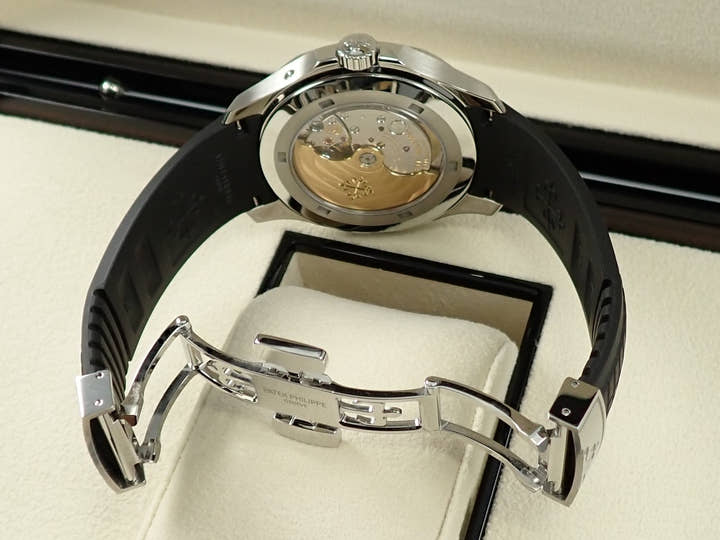 パテックフィリップ アクアノート トラベルタイム Ref.5164A-001 ステンレススチール ブラック文字盤