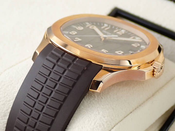 パテックフィリップ アクアノート Ref.5167R-001 ローズゴールド ブラウン文字盤