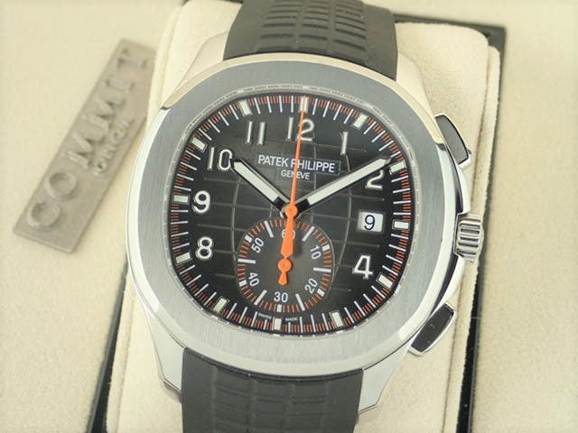 Patek Philippe Aquanaut Ref.5968A-001 Black Dial Used aquanaut-38