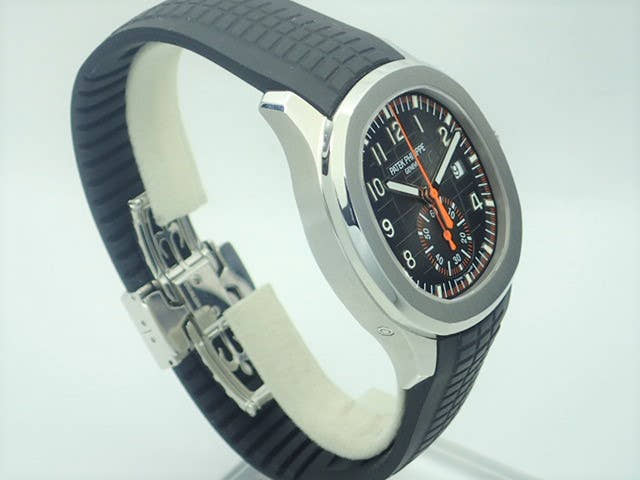 Patek Philippe Aquanaut Ref.5968A-001 Black Dial Used aquanaut-38
