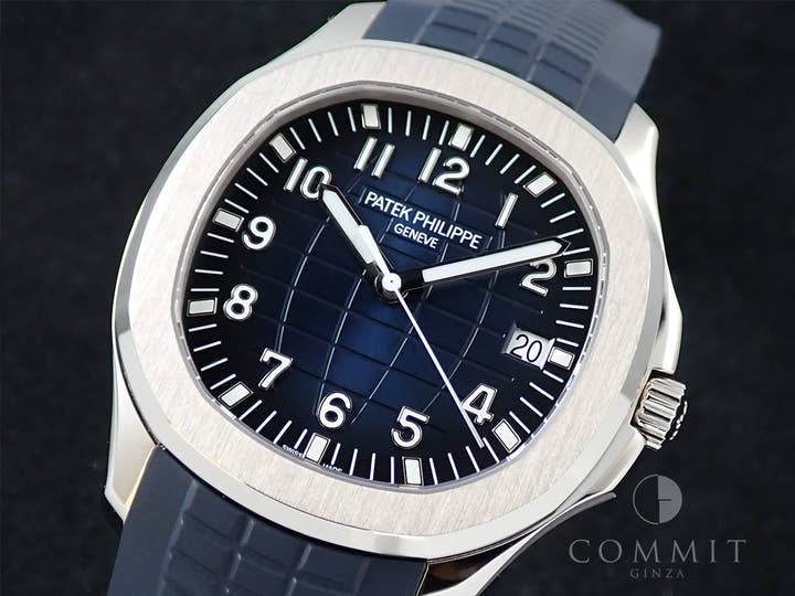 パテックフィリップ アクアノート Ref.5168G-001 ホワイトゴールド ミッドナイトブルー文字盤