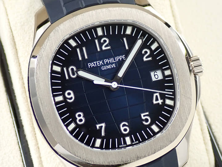 パテックフィリップ アクアノート Ref.5168G-001 ホワイトゴールド ミッドナイトブルー文字盤
