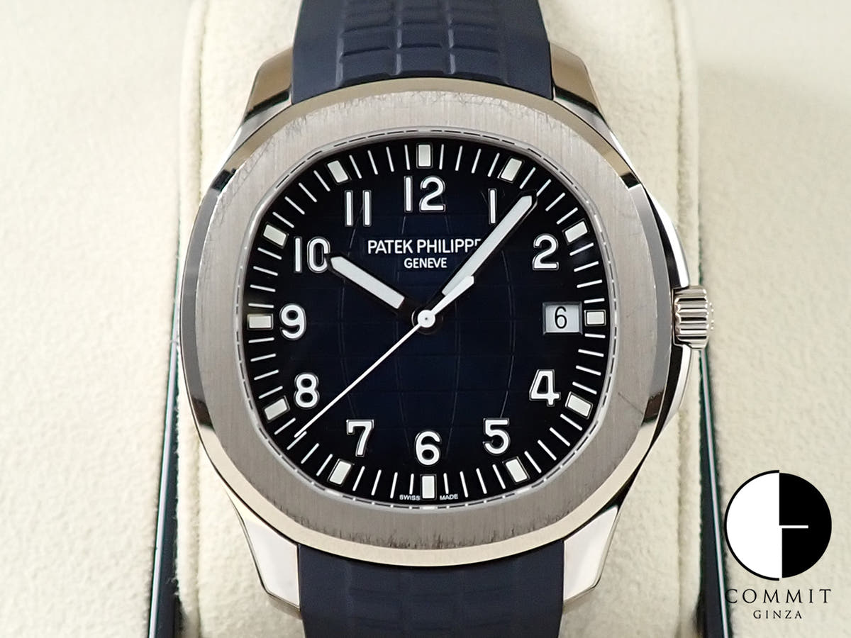 パテックフィリップ アクアノート Ref.5168G-001 ホワイトゴールド ミッドナイトブルー文字盤