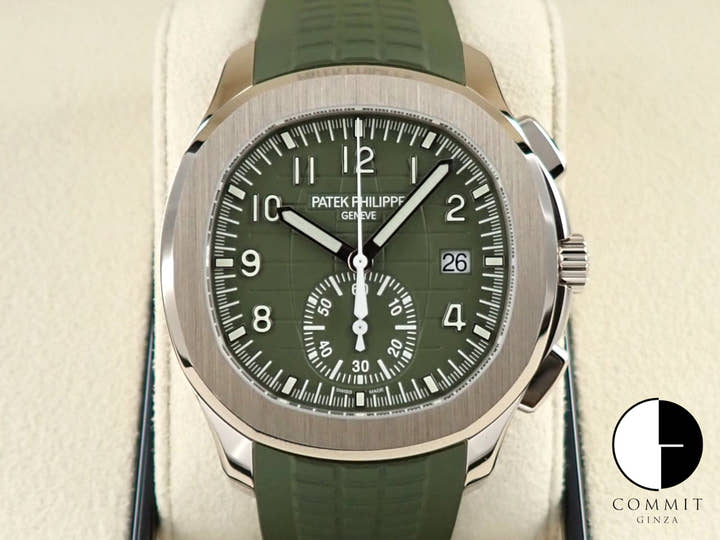 パテックフィリップ アクアノート Ref.5968G-010 ホワイトゴールド カーキグリーン文字盤