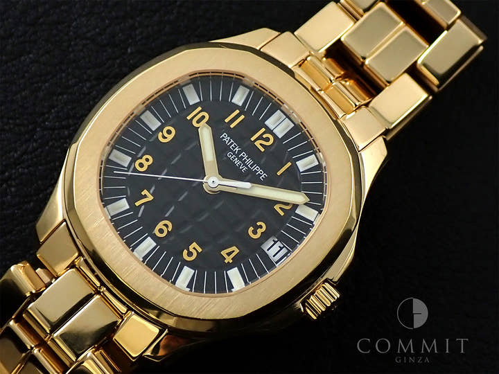 パテックフィリップ アクアノート Ref.5065J-001 イエローゴールド ブラック文字盤