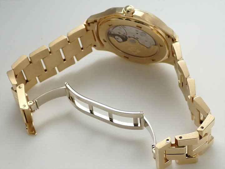 パテックフィリップ アクアノート Ref.5065J-001 イエローゴールド ブラック文字盤