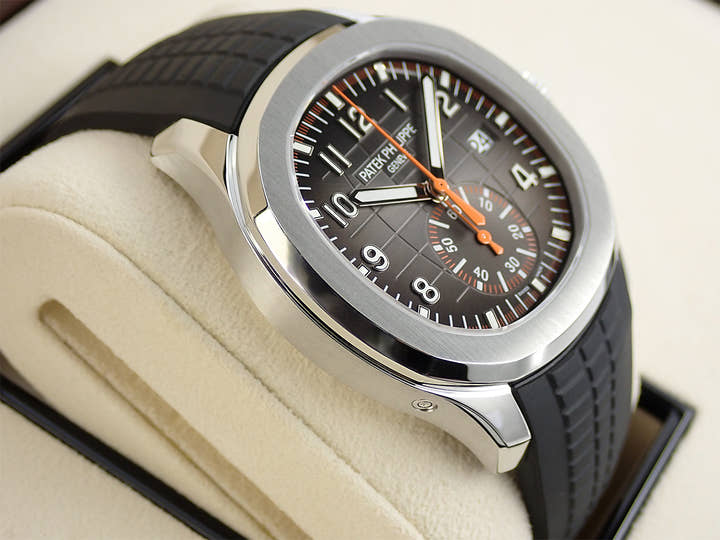 パテックフィリップ アクアノート クロノグラフ Ref.5968A-001 ステンレススチール ブラック文字盤