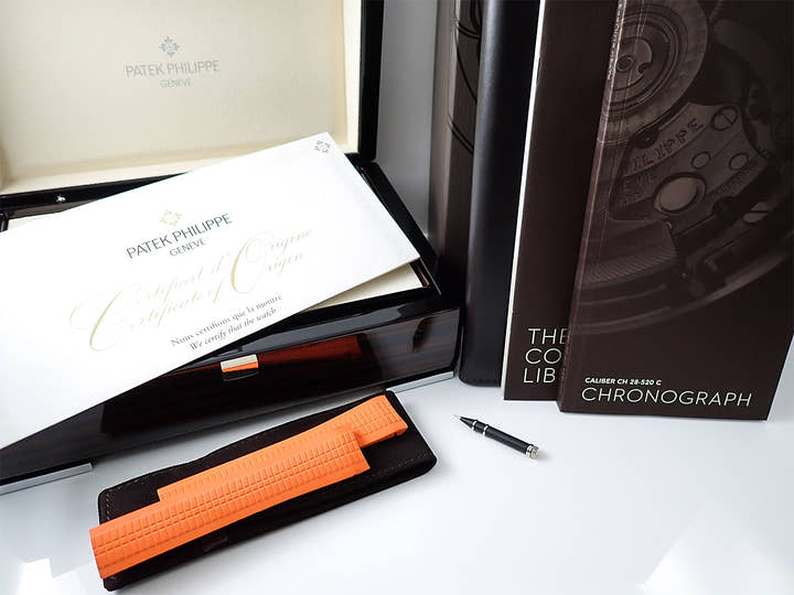 パテックフィリップ アクアノート クロノグラフ Ref.5968A-001 ステンレススチール ブラック文字盤