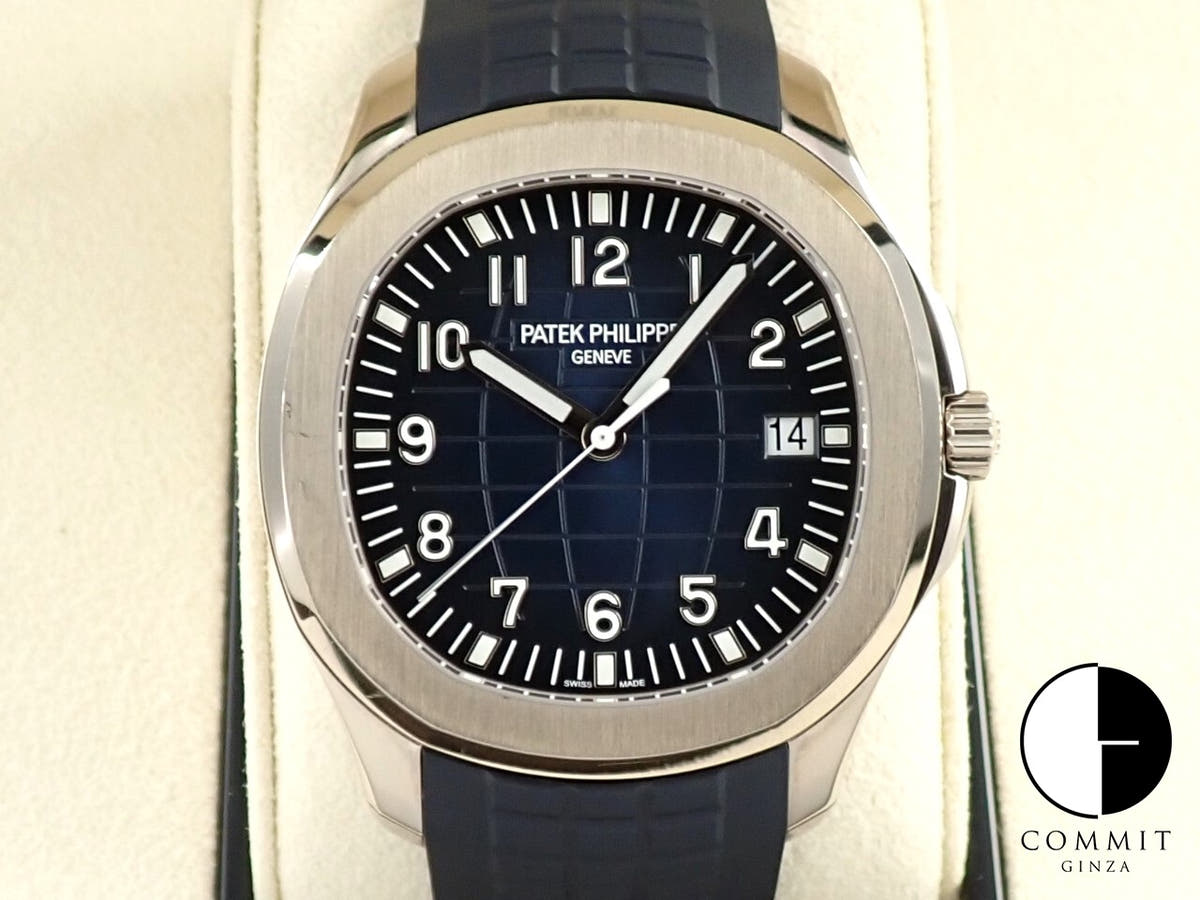 パテックフィリップ アクアノート Ref.5168G-001 ホワイトゴールド ミッドナイトブルー文字盤