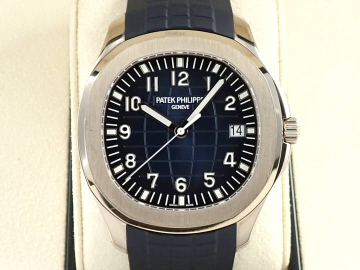 パテックフィリップ アクアノート Ref.5168G-001 ホワイトゴールド ミッドナイトブルー文字盤
