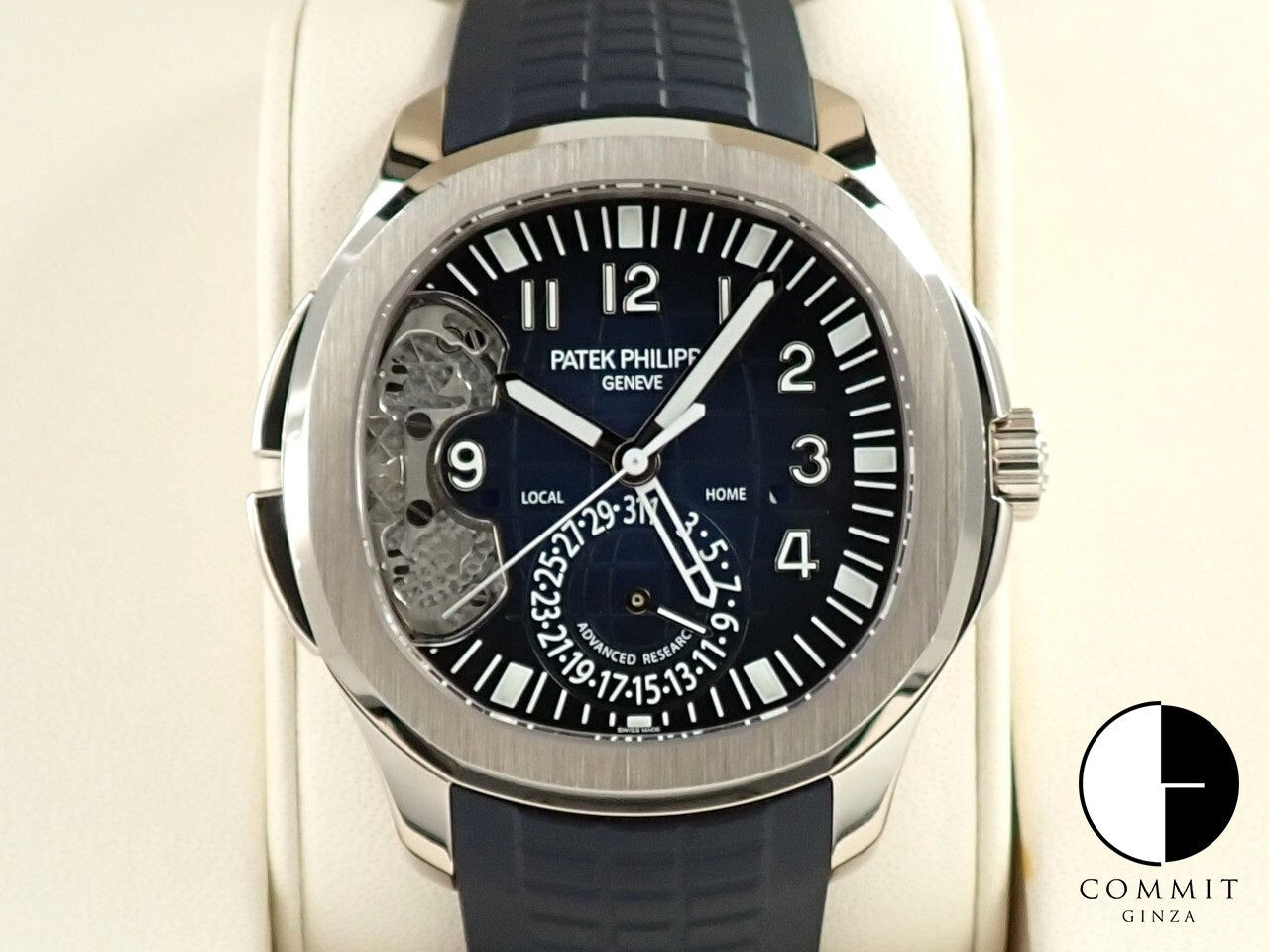 5650G-001 Blue Advanced Research Aquanaut Travel Time | Patek Philippe |  X268R4J3 - Commit Ginza ｜高級腕時計の販売・買取ならコミット銀座