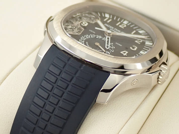 パテックフィリップ アドバンストリサーチ アクアノート・トラベルタイム Ref.5650G-001 ホワイトゴールド ブルー文字盤