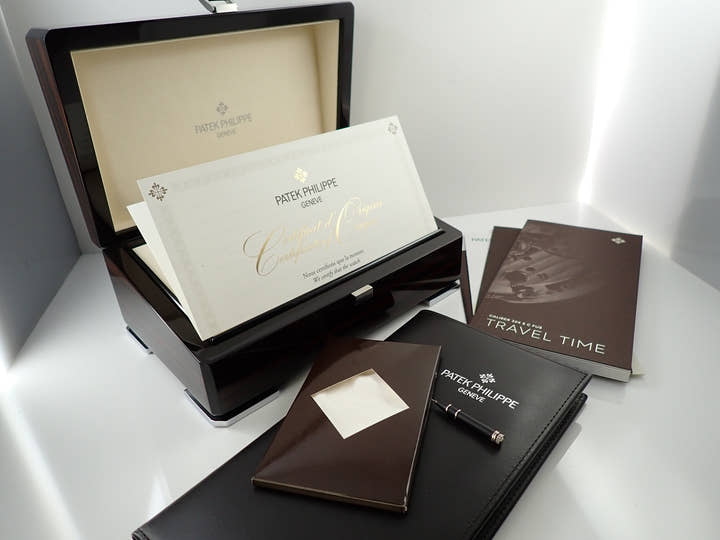 パテックフィリップ アクアノート トラベルタイム Ref.5164A-001 ステンレススチール ブラック文字盤